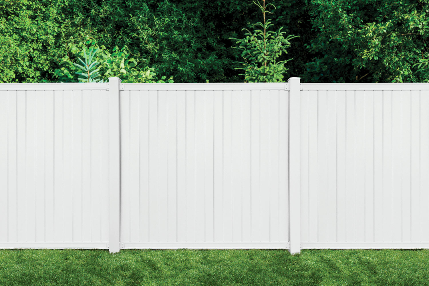 Sixth Avenue Building Products Belfast Privacy Fence-White