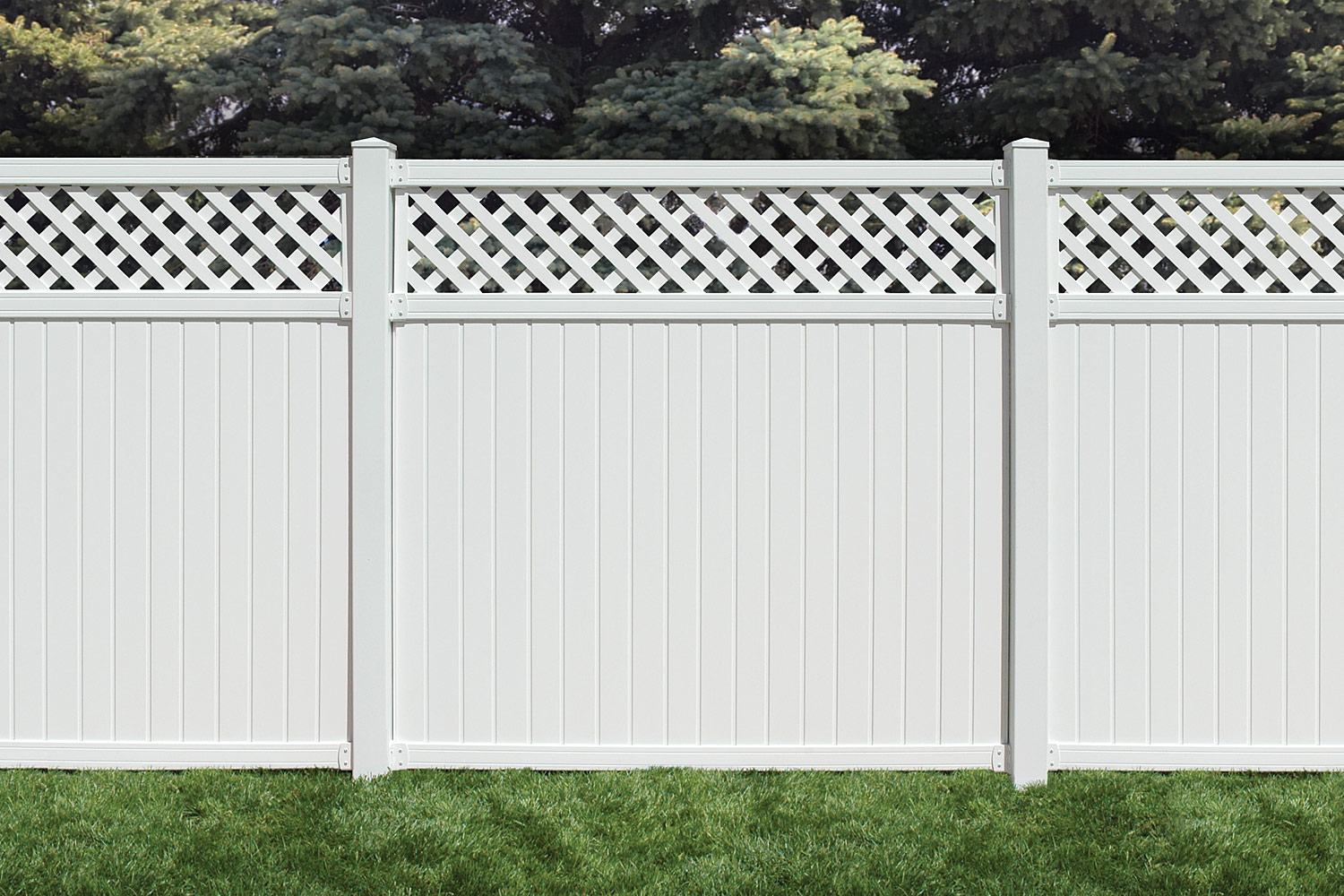 Sixth Avenue Building Products Lattice Top Privacy Fence