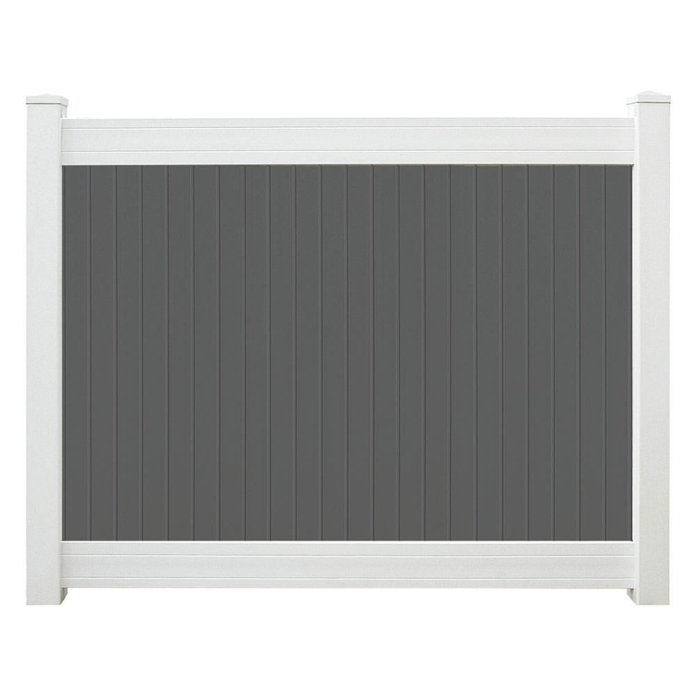Sixth Avenue Building Products Wexford Privacy Fence - Gray-White