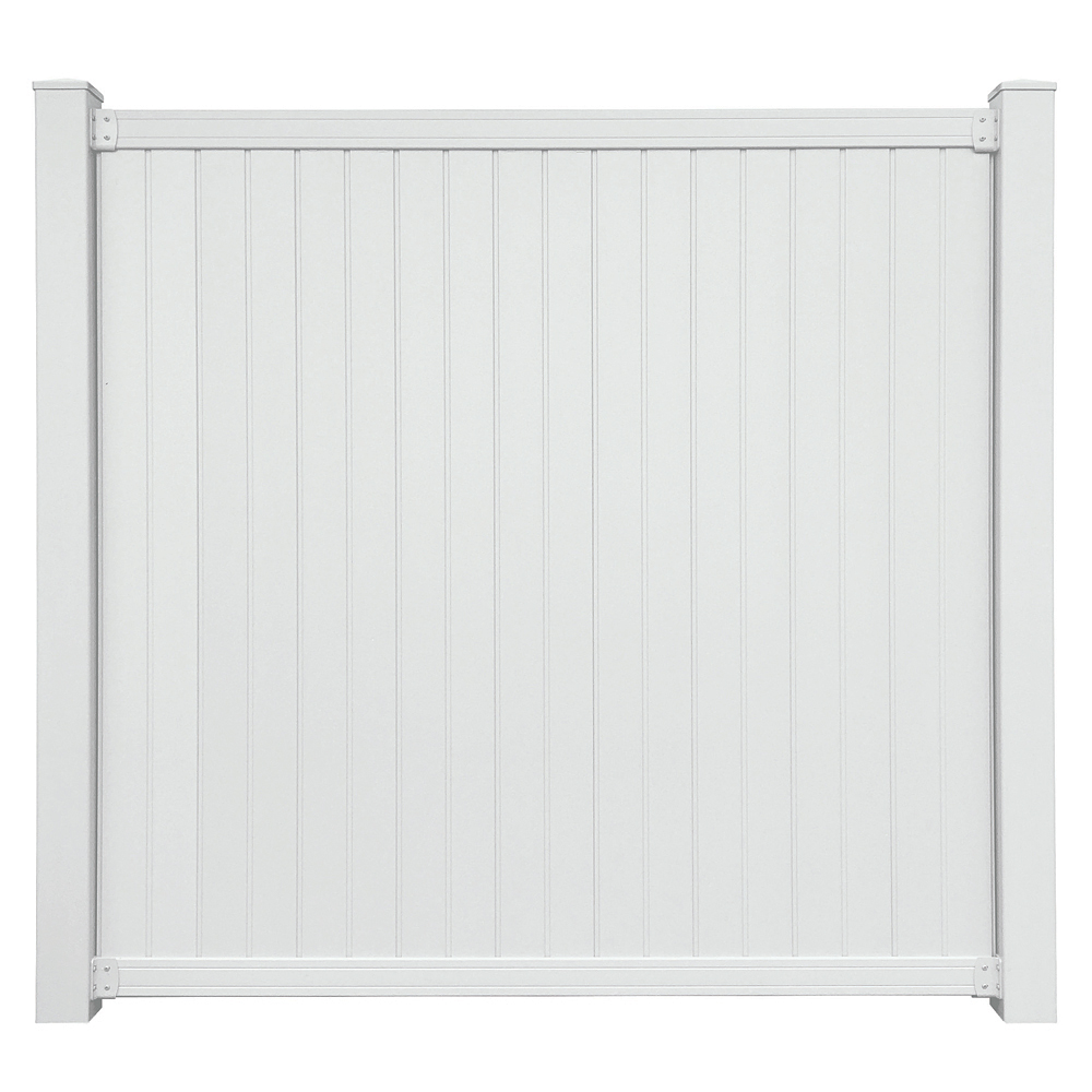 Sixth Avenue Building Products Belfast Privacy Fence - White